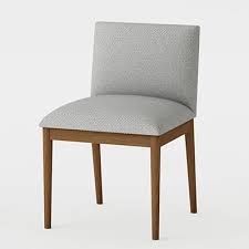 Modern classic high back linen navy blue pink dining room chair restaurant italian french metal legs upholstered dining chair. Upholstered Dining Chairs