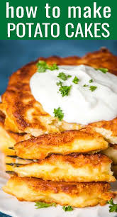 The Best Way To Use Up Leftover Mashed Potatoes Easy Cheesy Fried Mashed Potato Cakes Read Mashed Potato Cakes Potato Cakes Recipe Mashed Potato Cake Recipe