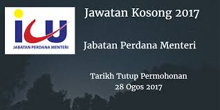 Nov 19, 2020 · jawatan kosong terkini jabatan perdana menteri (jpm). Jabatan Perdana Menteri Jawatan Kosong Icu Jpm 28 Ogos 2017 Inimajalah Com