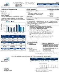 Pin On Utility Bill