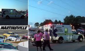 A driver struck a crowd of people following sunday's nascar race at martinsville speedway in virginia, injuring 22 pedestrians. View