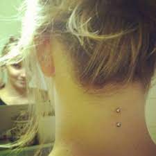 Piercing Ideas Youqueen Neck Piercing Nape Piercing Dermal Piercing