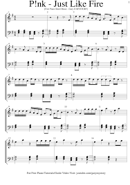 Download piano fire android free. P Nk Just Like Fire Free Piano Sheet Music Easy Piano Tutorial Video Song Cover Keyboard Lesson Backtrack Karaoke