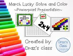 March Lucky Solve And Color Multiplication And Order Of