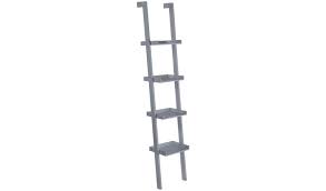 Buy Habitat Jessie 4 Shelf Narrow Leaning Bookshelf Grey Bookcases And Shelving Habitat Must be attached directly to wall;
