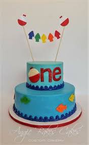 See more ideas about fishing birthday, fish cake birthday, cake. 1st Birthday Cake Boy Fish Novocom Top