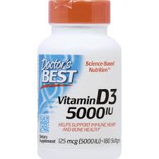 The best vitamin d3 supplements for your health. Doctor S Best Vitamin D3 5000 Iu Softgels 180 Each Instacart