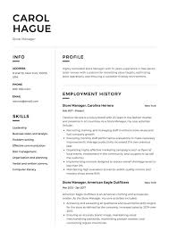 Store Manager Resume Guide 12 Resume Samples Pdf 2020