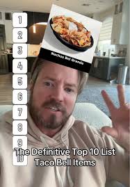 Top 10 Taco Bell Menu Items Ranked Blindly