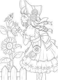 Print anime coloring pages for free and color our anime coloring! Download Tatacat Flower Fairy Dress Coloring Book Pdf Printable Hd Manga Coloring Book Fairy Coloring Pages Coloring Books