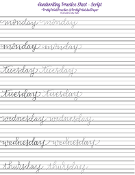 Free Calligraphy Practice Sheets Printable Printable Jbqhd