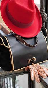 I Bought A Beautiful Red Felt Hat To Use In A Display Of Scarf Jewelry And Felt Lucky That The Wholesaler Allow With Images Beautiful Hats Fashion Bags Fashion Accessories