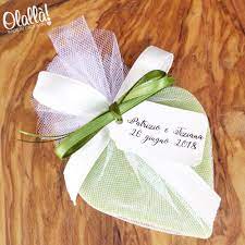 Saponette profumate x segniaposti e prezzo / wett giggles, saponette profumate tutte da giocare saponetta al profumo di rosmarino. Set Di 5 Saponi Profumati A Cuore Colorati In Sacchetto D Organza Idea Bomboniera E Segnaposto Olalla