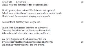 Analysis Of Poem The Love Song Of J Alfred Prufrock By T S Eliot Love Songs Poems Ts Eliot