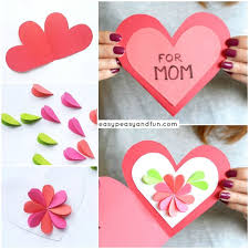 You'll be amazed at what you can create — no design skills required. Did You Know You Can Make A Cool Looking Flower From Hearts This Heart Flowers Mothers Day Car Mothers Day Crafts Mothers Day Crafts For Kids Valentine Crafts