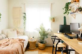Free up your floors by giving go even further by placing baskets underneath to hold spare blankets, pillows, and linens. Our Home Office Guest Bedroom Black Blooms