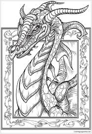You can find here hard and detailed patterns, advanced animal drawings, simple colorings or easy outlines. Hard Of Dragons Coloring Pages Dragon Coloring Pages Coloring Pages For Kids And Adults