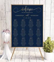 navy wedding seating chart wedding seating chart poster wedding seating chart gold wedding seating chart seating chart template sc 101