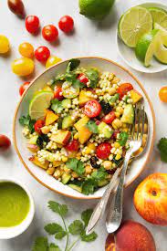 Recipe courtesy of giada de laurentiis. Summer Couscous Salad With Cilantro Lime Vinaigrette