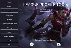 #1 hacking tools for your game! Release League Of Legends Profile Tool Change Rank Profile Bg And Summoner Icon