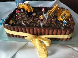 Baustellen Torte Kinder Kuchen Geburtstag Torte Kindergeburtstag Kuchen Kindergeburtstag