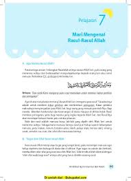 Mendoakan dan melaksanakan nasihatn … yab. Pelajaran 7 Meneladani Kemuliaan Dan Kejujuran Para Rasul Allah Swt