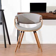 Chaise design cuir simili ou bois, chaise de cuisine et salle à manger chaise tendance et design pour la salle à manger ou cuisine variez les styles et les couleurs pour vos chaises tendances et sublimez votre intérieur facilement : Chaise Design Chaise Moderne Bent 56 Cm Noyer Gris Pietement En Bois Revetus D Une Mousse Style Contemporain Cdiscount Maison