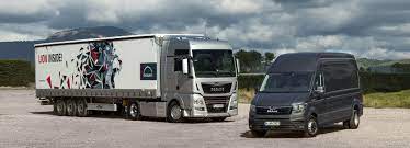 Long lorry with open roof : Full Range Man Presents Its New Van And Truck Products For 2018