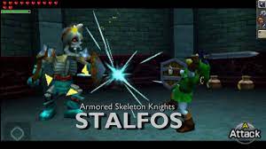 The Legend of Zelda: Ocarina of Time 3D - Mini Boss: Stalfos - YouTube