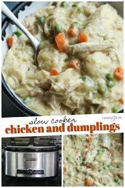 Slow Cooker Chicken And Dumplings Is A Cozy And Easy Chicken Recipe Ch With Images Crockpot Recipes Slow Cooker Chicken Slow Cooker Recipes Crockpot Chicken And Dumplings