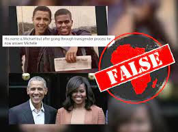 Check spelling or type a new query. Michelle Obama Was Once Michael No Old Photo Altered Africa Check