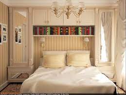 Small Bedroom Design With Bookshelf And Storage Above Bed Head And Connecting Wardrobes The Smartest Bedroom Interior Small Master Bedroom Space Saving Bedroom