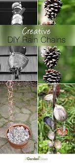 Creative Diy Rain Chain Ideas The Garden Glove Rain Chain Garden Art Diy Garden