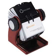 Holds up to 400 cards, two cards per sleeve. Wood Tones Open Rotary Business Card File Holds 400 2 5 8 X 4 Cards By Rolodex Rol1734242 Ontimesupplies Com