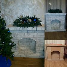 камин из коробок своими руками на новый год пошаговая инструкция Kamin Na Novyj God Iz Kartona Rozhdestvenskie Ukrasheniya Svoimi Rukami Dekorativnyj Kamin Rozhdestvenskie Idei