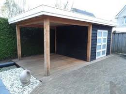 Tuinhuis Met Overkapping Van Douglas Hout