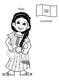 There are tons of great resources for free printable color pages online. Children Around The World Coloring Page Guatemala Coloring Library