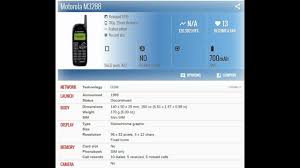 Motorola M3288 PRICE AND SPECIFICATION ...