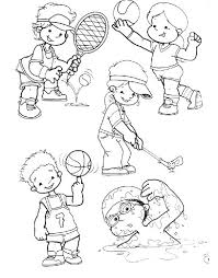 Jueves, 23 de abril de 2015. Dibujos De Deportes Para Imprimir Y Colorear Escuela En La Nube