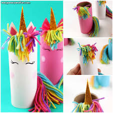 In less than 30 minutes your kids will have little wiggles and oggys of their own to play with. Unicorn Toilet Paper Roll Craft Easy Peasy And Fun