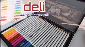 Review Deli Water Color Pencils Pensil Warna Youtube