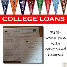 Calculating College Loans With Real World Data Makes Compound Interest Rel Financial Aid For College Scholarships For College Scholarships For College Students