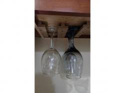 Metal kitchen rack w \/metal rods and cones diagrama de flujo ejemplos. Wine Glass Rack 3d Models Stlfinder