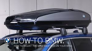 I decided to build this compartment to try and at least keep my valuables out of sight. How To Mount A Bmw Roof Box Bmw How To Youtube