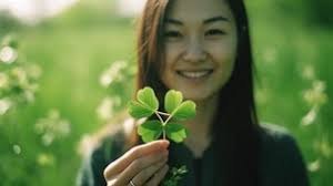 Fields Field Of White Clover Leaves In The Backgrounds