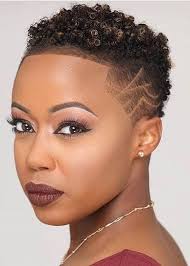 Fun tapered hairstyle with defined curls for black women who are seeking traditional ways to wear their hair, it's usually all about shaping. Short Natural Haircuts For Black Females