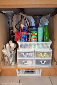 Inexpensive Storage Ideas To Make The Most Of A Kitchen Sink Cabinet Diy Kitchen Storage Kitchen Hacks Organization Kitchen Cabinet Organization