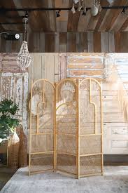 Rattan Screen 40 Chippy White Table In 2020 White Table Decor Rattan