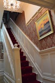 Victorian Staircase Bespoke Wall Panels Newel Post And Spindles Farrow And Ball Colour Scheme