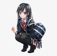 Complete list of korean animation anime, and watch online. Anime School Girl Anime Girls Illustration Girl Animation Yahari Ore No Seishun Love Come Wa Machigatteiru Transparent Png 500x739 Free Download On Nicepng